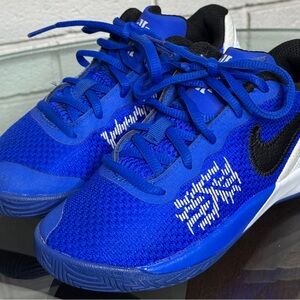 Nike Kids Royal Blue and Black Sneakers